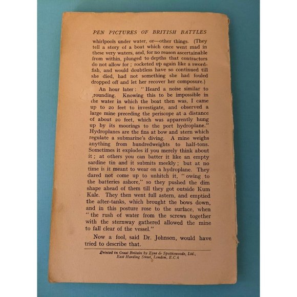 Vintage Paperback Pen Pictures of British Battles Sir Arthur Conan Doyle 1917 - Picture 4 of 11